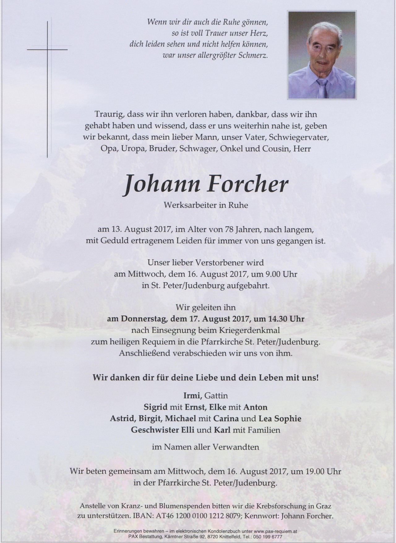 Parte Johann Forcher