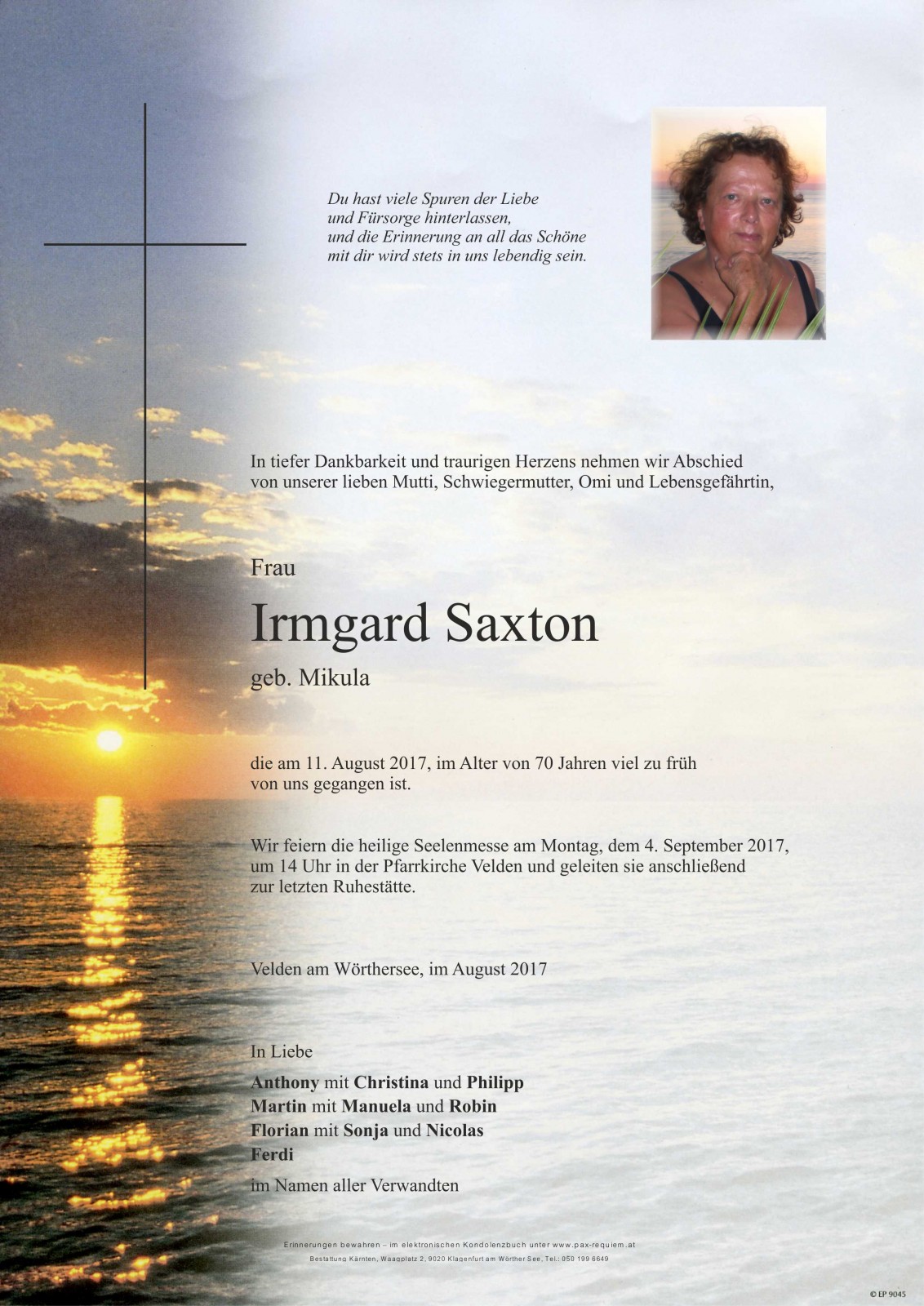 Parte Irmgard Saxton
