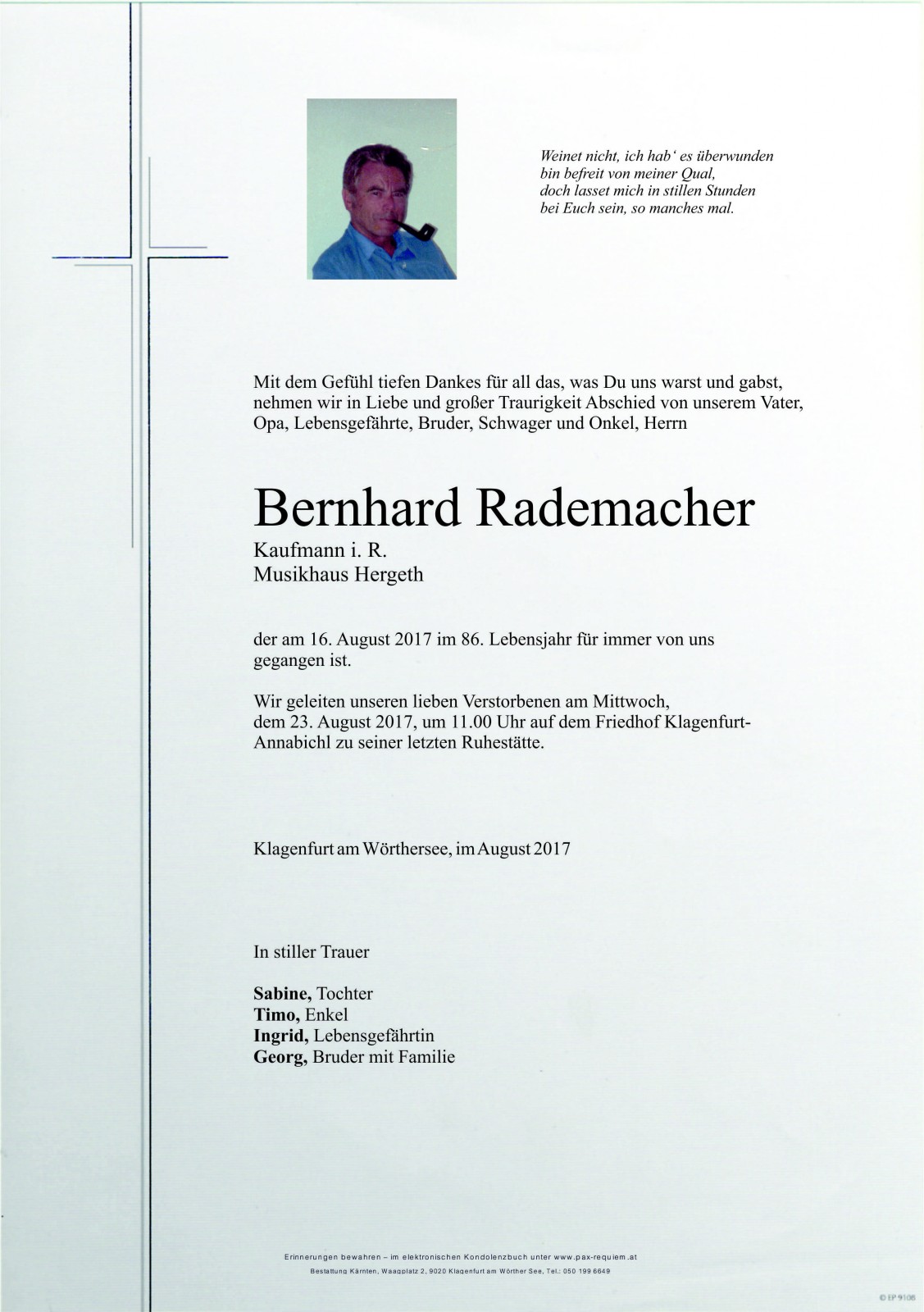 Parte Bernhard Rademacher