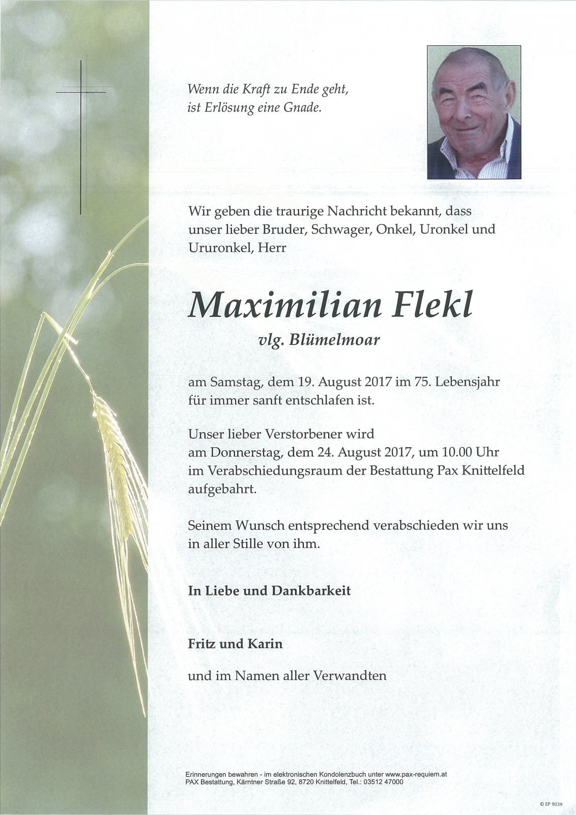 Parte Maximilian Flekl