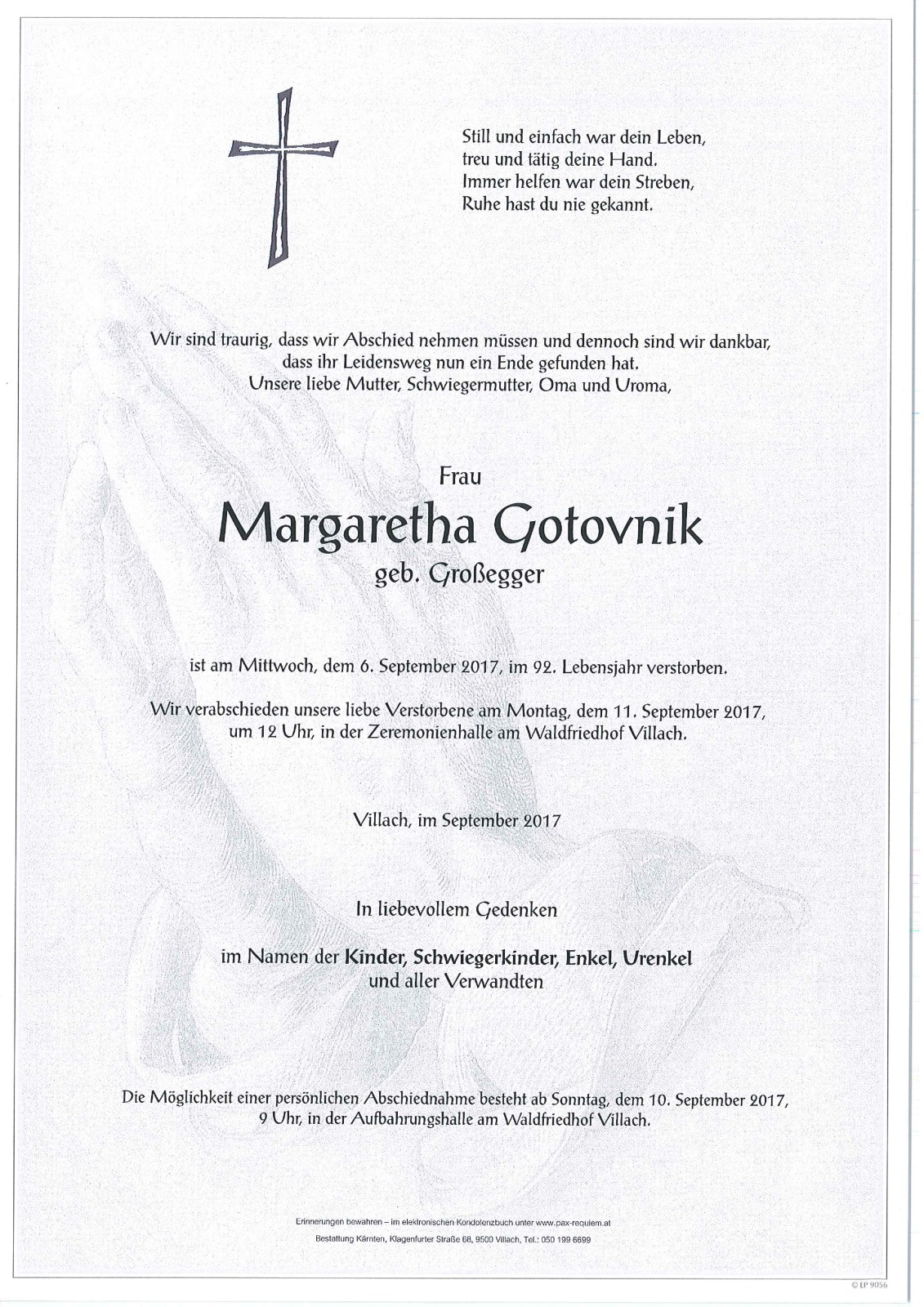Parte Margaretha Gotovnik