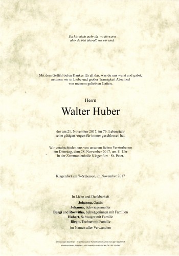 Walter Huber