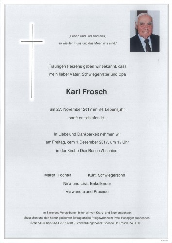 Karl Frosch